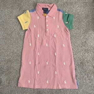 Girl’s Polo Ralph Lauren Color-blocked dress 3/3T